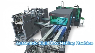 Machine de fabrication de cartons rigides automatique