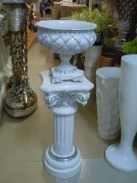 Vase et plats faits sur commande à porcelaine de forme de diamant pour la décoration