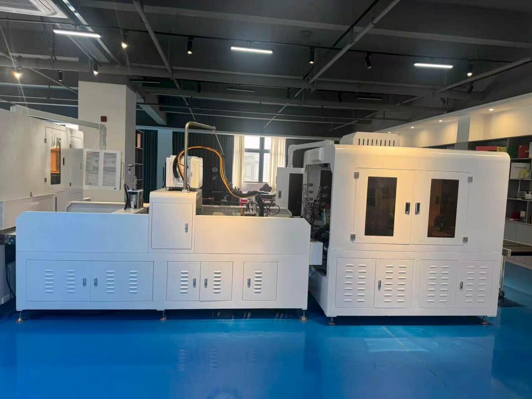 Glue Spraying and Box Assembly Machine