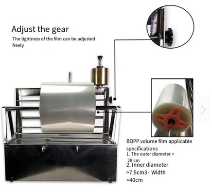 Machine d'emballage à film flexible pour collations alimentaires avec matériau BOPP