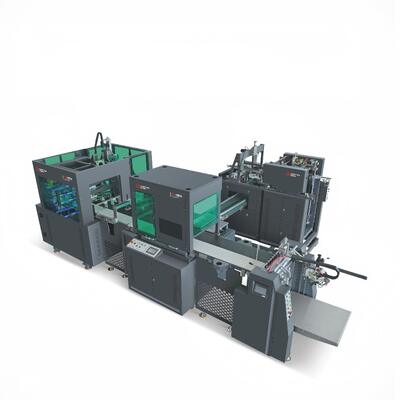 Ligne de fabrication de cartons rigide automatique PM, 30 pièces/Min, production de boîtes à couvercle de tiroir magnétique avec PLC et composants de noyau de moteur 20KW