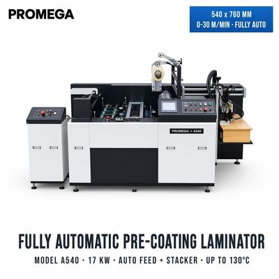 Machine de laminage automatique de film pré-enduit, vitesse 30m/min, capacité d'épaisseur 157-400g, poids 2000kg, garantie 1 an, origine CN